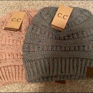 Brand new with tags Closet Candy  Hats Pink and Gray.